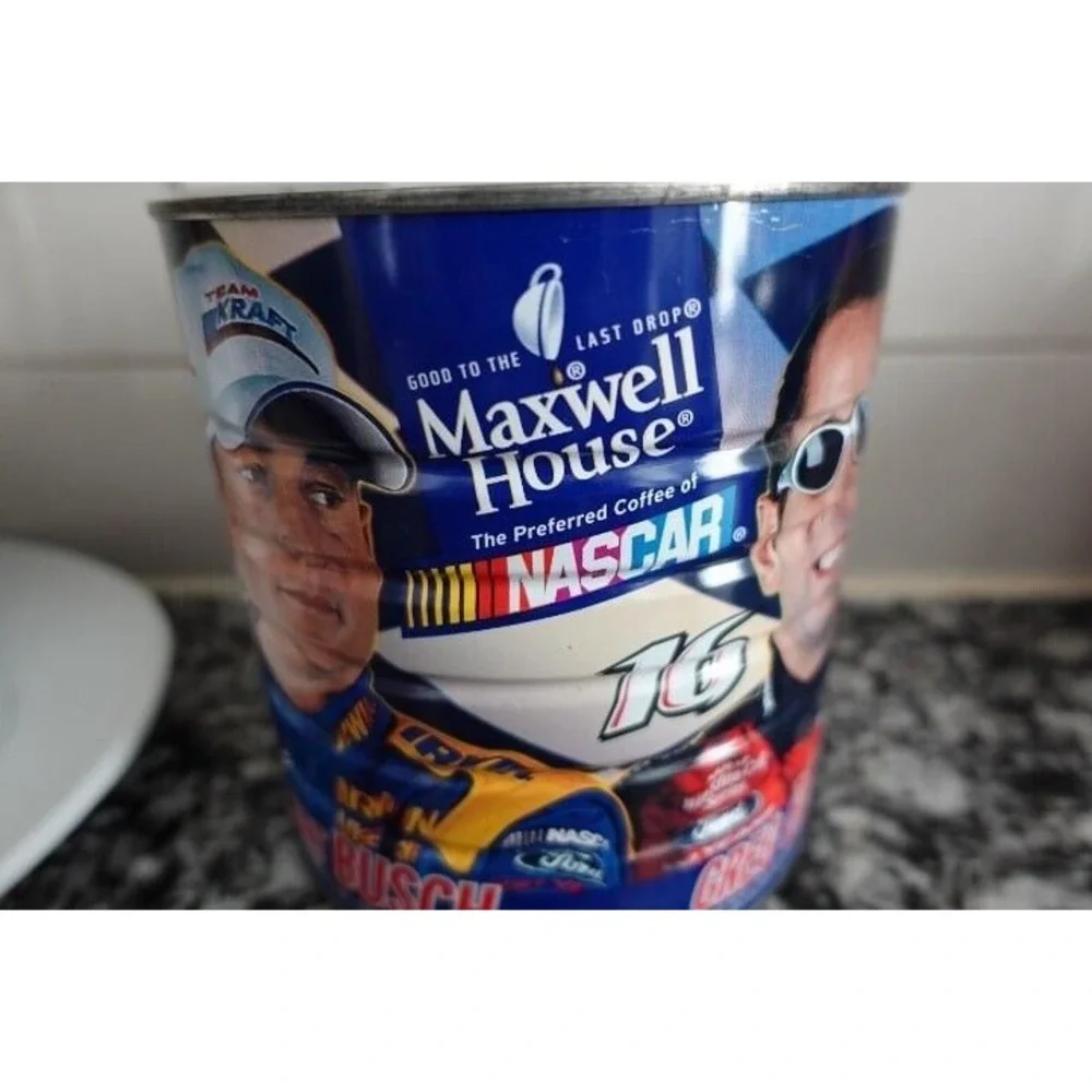 Jeff Burton #99 Racing NASCAR Collectible Can Storage Decor‎